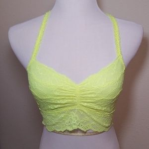 NWT VS PINK Yellow Bralette